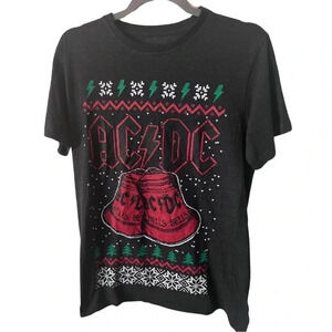 Official Merch | AC/DC "Hells Bells" Holiday Band  Tee | Size M